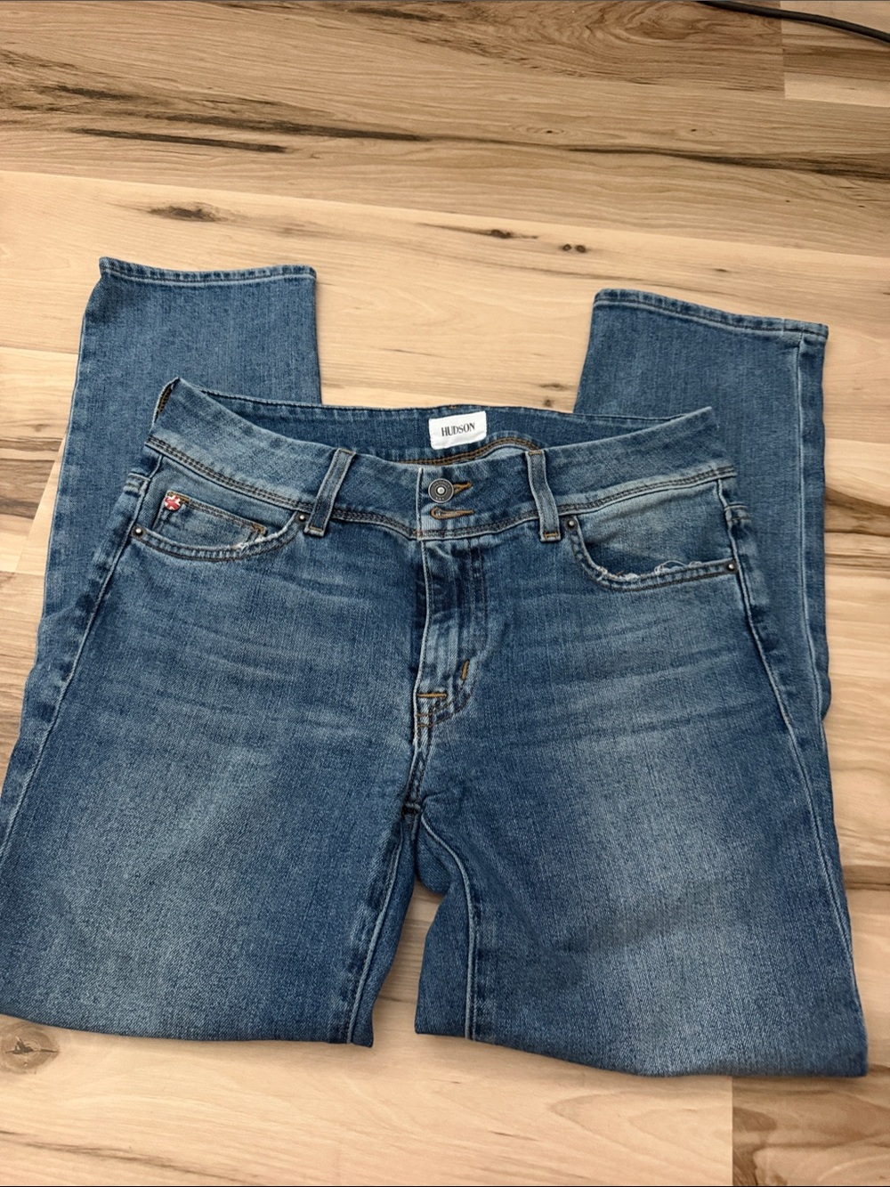 Hudson Jeans Women’s Medium Blue Slim Straight Denim